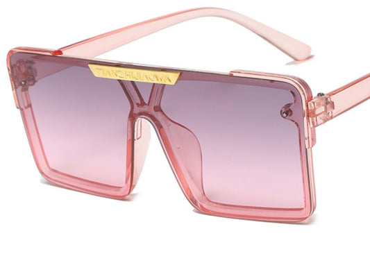 Fashion Geometric Square Kid Sunglasses