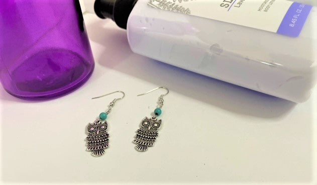 Vintage Style Classic Night Owl Pendant Fashion Earrings