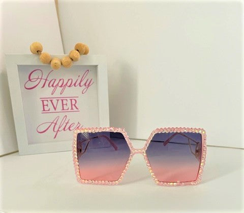Rhinestone Square Shades