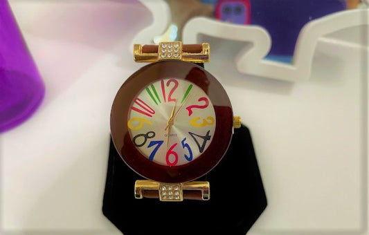 Leisure Ordinary glass mirror alloy watch