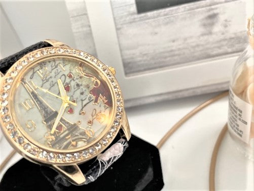 Eiffel Tower Watch Pink/Purple