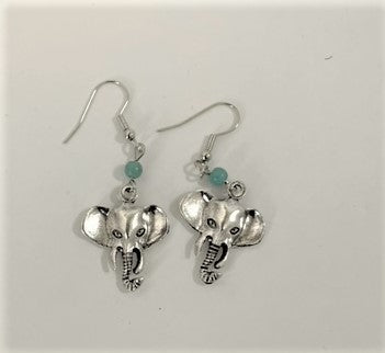 Vintage Elephant Heads Fashion Earrings