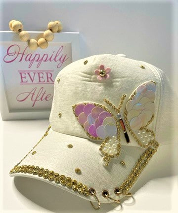 Butterfly Design Cap