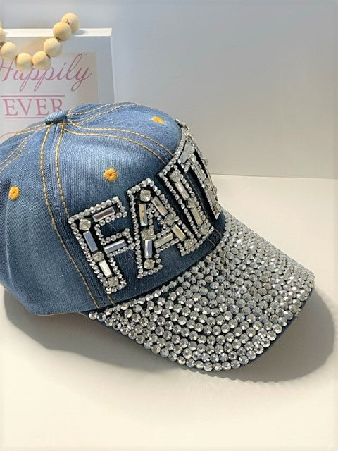 Faith Cap Blue Jean
