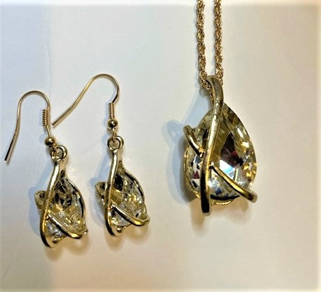 Water Drop Necklace Set