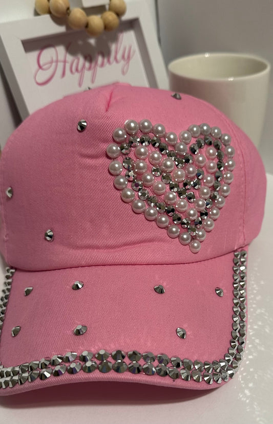 Rhinestone and Pearl Caps